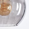 Koyoto Hängeleuchte Glas 25 cm Rauchfarben, 3-flammig