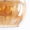 Koyoto Hängeleuchte Glas 25 cm Bernsteinfarben, 3-flammig