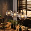 Koyoto Hängeleuchte Glas 20 cm Klar, 3-flammig