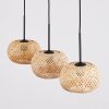 Bauro Hängeleuchte 20 cm Naturfarben, 3-flammig