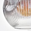 Ripoll Hängeleuchte Glas 30 cm Klar, Rauchfarben, 1-flammig