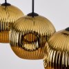 Ripoll Hängeleuchte Glas 25 cm Gold, 4-flammig