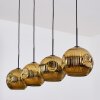 Ripoll Hängeleuchte Glas 25 cm Gold, 4-flammig