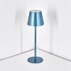 Salgadinho Tischleuchte 2-er Set LED Blau, 1-flammig