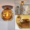Ripoll Deckenleuchte Glas 25 cm Gold, 1-flammig