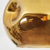 Ripoll Deckenleuchte Glas 25 cm Gold, 1-flammig