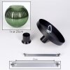 Koyoto Deckenleuchte Glas 25 cm Grün, 1-flammig