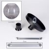 Koyoto Deckenleuchte Glas 30 cm Rauchfarben, 1-flammig