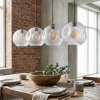 Ripoll Hängeleuchte Glas 30 cm Klar, 4-flammig