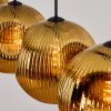 Ripoll Hängeleuchte Glas 30 cm Gold, 4-flammig