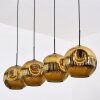 Ripoll Hängeleuchte Glas 30 cm Gold, 4-flammig