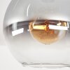 Koyoto Deckenleuchte Glas 30 cm Klar, Rauchfarben, 1-flammig
