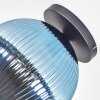Koyoto Deckenleuchte Glas 30 cm Blau, 1-flammig