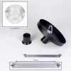 Ripoll Deckenleuchte Glas 25 cm Klar, 1-flammig