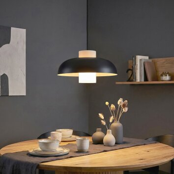 Jarik Hängeleuchte Schwarz, 1-flammig