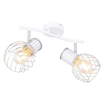 Globo Strahler MAIDA Weiß, 2-flammig