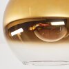 Koyoto Deckenleuchte Glas 30 cm Gold, Klar, 1-flammig