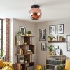 Koyoto Deckenleuchte Glas 30 cm Kupferfarben, 1-flammig