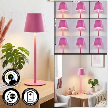 Salgadinho Tischleuchte LED Pink, 1-flammig