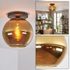 Koyoto Deckenleuchte Glas 30 cm Gold, 1-flammig