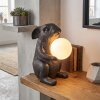 Lampe Hase Jerok Tischleuchte Schwarz, 1-flammig
