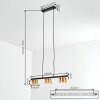 Folar Pendelleuchte LED Schwarz, 3-flammig