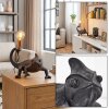 Chamäleon Lampe Lyrion Tischleuchte Gold, Schwarz, 1-flammig