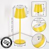 Salgadinho Tischleuchte 2-er Set LED Gelb, 1-flammig