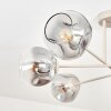 Ripoll Deckenleuchte Glas 15 cm Sandfarben, 6-flammig
