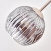 Ripoll Deckenleuchte Glas 15 cm Sandfarben, 6-flammig