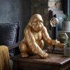 Affenlampe Zarik Tischleuchte Gold, Schwarz, 1-flammig