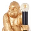Affenlampe Zarik Tischleuchte Gold, Schwarz, 1-flammig