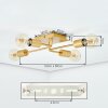 Bogno Deckenleuchte Messing, 4-flammig