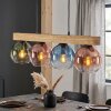 Koyoto Hängeleuchte Glas 15 cm Naturfarben, Schwarz, 4-flammig