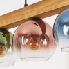 Koyoto Hängeleuchte Glas 15 cm Naturfarben, Schwarz, 4-flammig