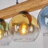 Koyoto Hängeleuchte Glas 15 cm Naturfarben, Schwarz, 4-flammig