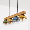 Koyoto Hängeleuchte Glas 15 cm Naturfarben, Schwarz, 4-flammig