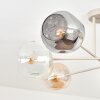 Ripoll Deckenleuchte Glas 15 cm Sandfarben, 6-flammig