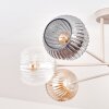 Ripoll Deckenleuchte Glas 15 cm Sandfarben, 6-flammig
