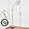 Sarel Stehleuchte LED Nickel-Matt, 1-flammig