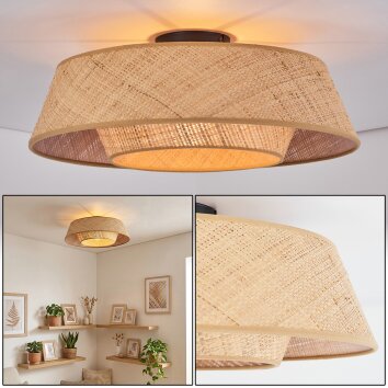 Orvex Deckenleuchte Schwarz, 1-flammig