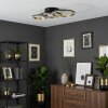 Tulor Deckenleuchte LED Schwarz, 1-flammig