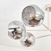 Ripoll Deckenleuchte Glas 15 cm Sandfarben, 6-flammig