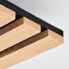 Venok Deckenleuchte Naturfarben, Schwarz, 4-flammig