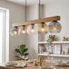 Ripoll Hängeleuchte Glas 15 cm Naturfarben, Schwarz, 5-flammig