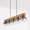 Koyoto Hängeleuchte Glas 15 cm Naturfarben, Schwarz, 5-flammig