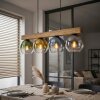 Koyoto Hängeleuchte Glas 15 cm Naturfarben, Schwarz, 4-flammig