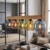 Koyoto Hängeleuchte Glas 15 cm Naturfarben, Schwarz, 5-flammig