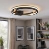 Flache LED-Deckenleuchte Miral mit Fernbedienung, Lichtfarbe einstellbar 2700-6500 Kelvin