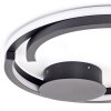 Flache LED-Deckenleuchte Miral mit Fernbedienung, Lichtfarbe einstellbar 2700-6500 Kelvin